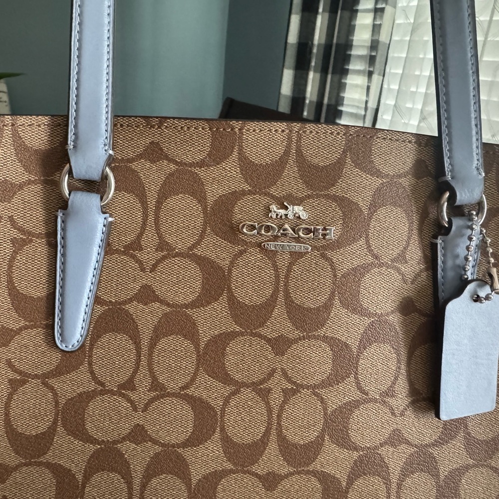 Coach Brown and Gray Women's Bag - Picture 5 of 9